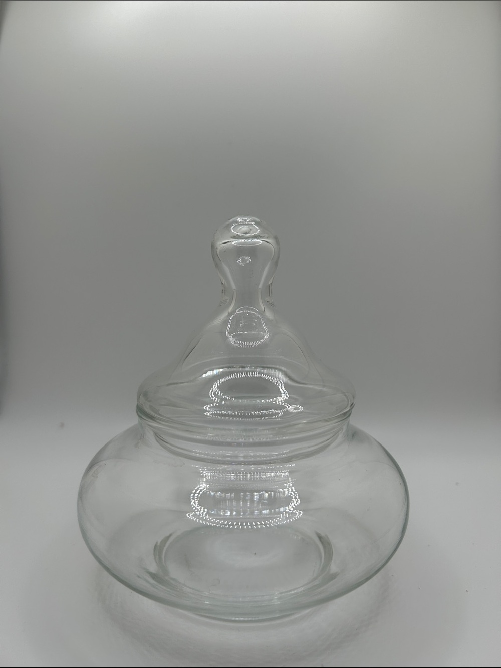 Vintage Clear Glass trinket dish.